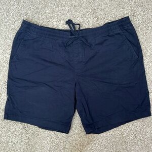 Navy Blue Casual Shorts